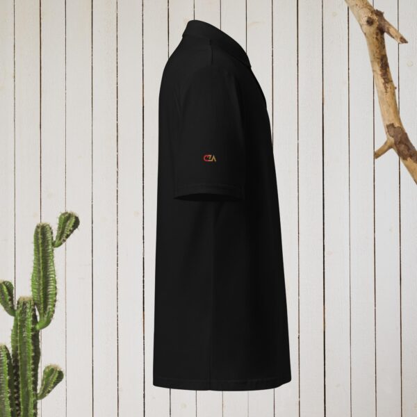 Unisex pique polo shirt - Image 4